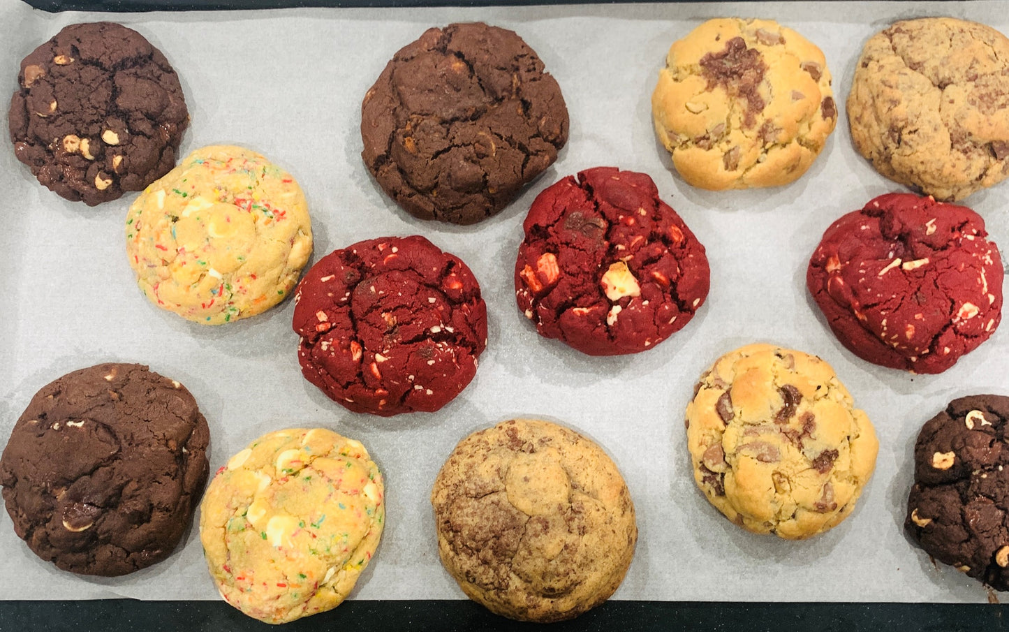 Red Velvet NYC Cookies