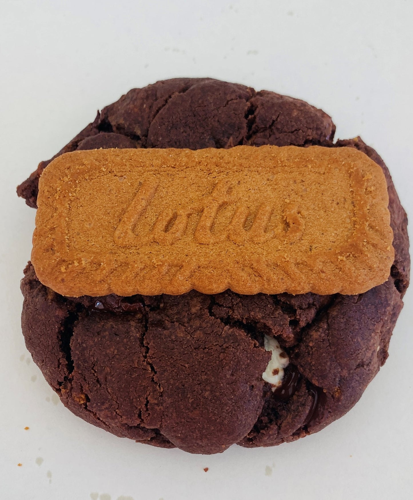 Biscoff Stuffed NYC Cookies