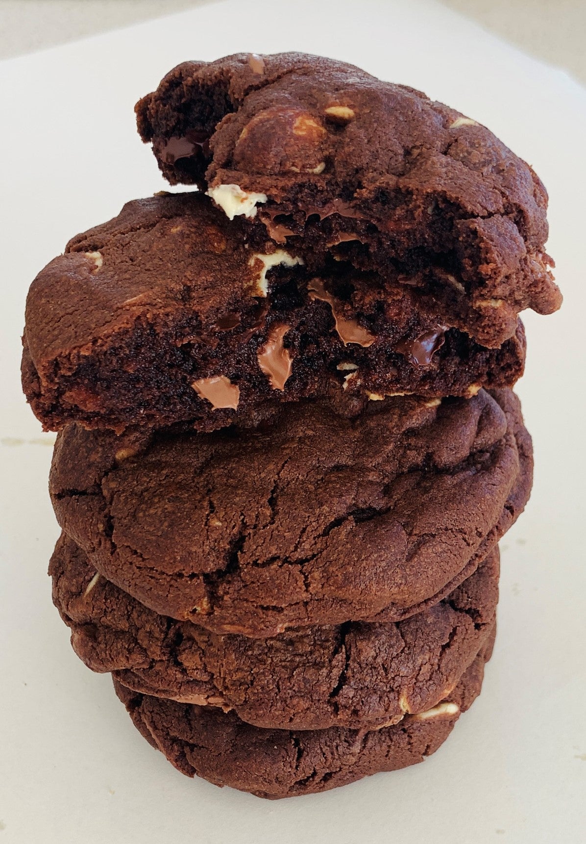 Double Chocolate NYC Cookies