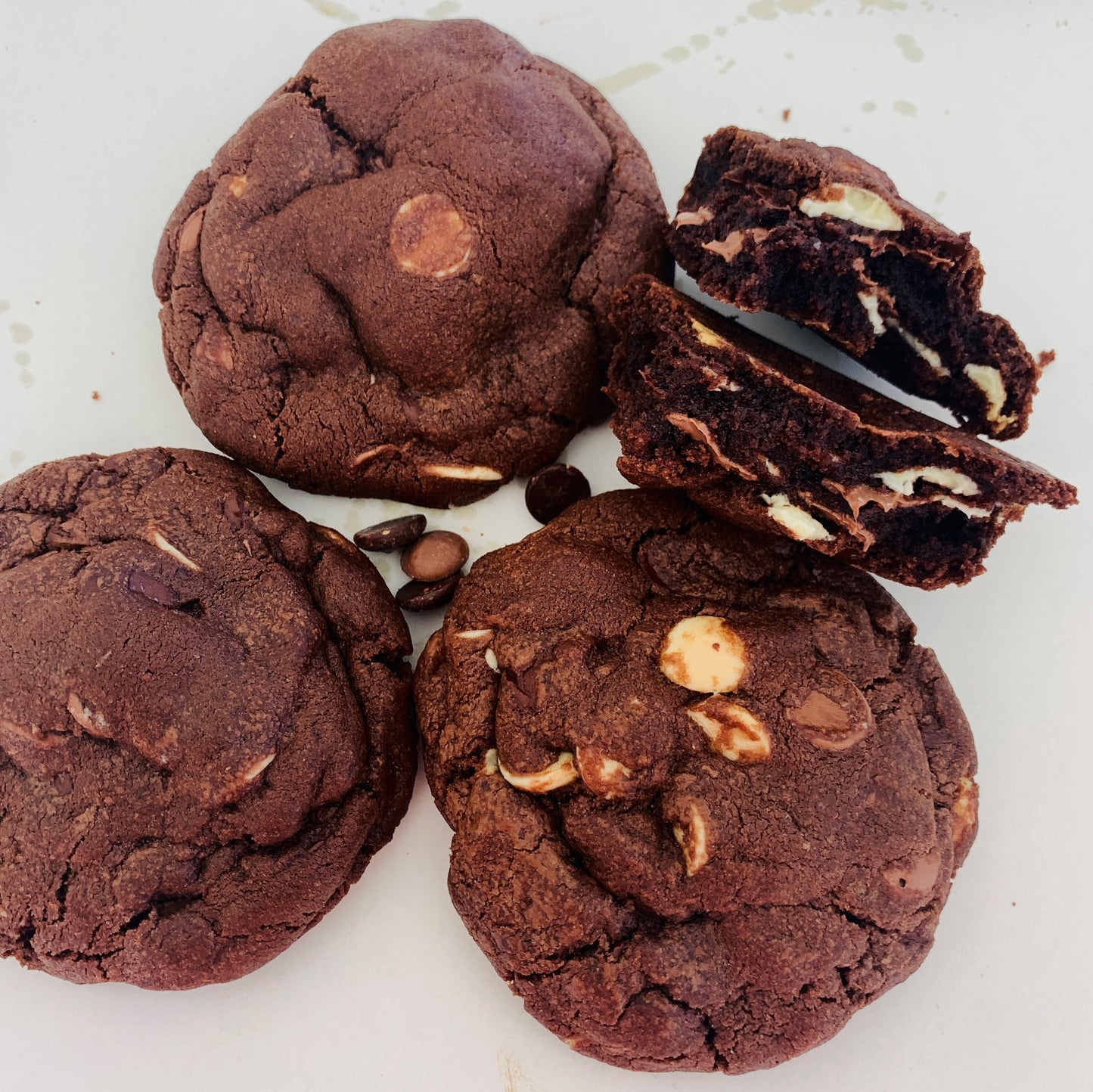 Double Chocolate NYC Cookies